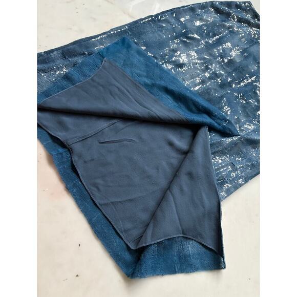 Ralph Lauren Collection Purple Label Embellished Tulle Pencil Skirt Sequin Wrap - Picture 9 of 11